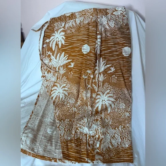 DESMOND & DEMPSEY x H&M. Calf-length wrap skirt - Picture 5 of 5